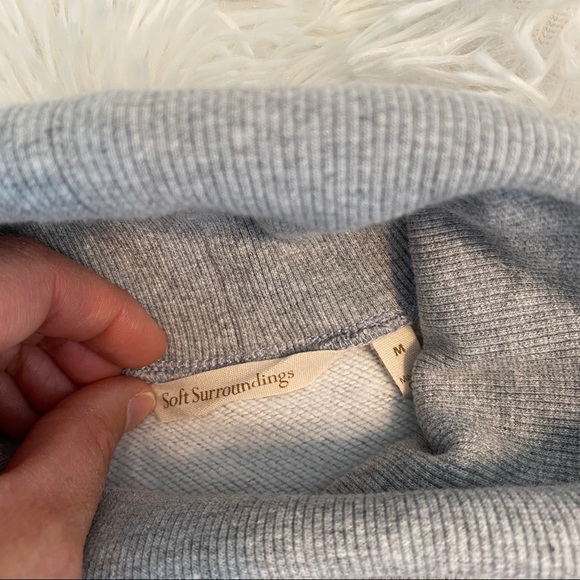 Soft Surroundings • Button Turtleneck Lidia top M - Picture 5 of 6